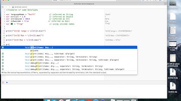 5.Int Data Type in swift