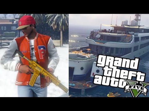 GTA 5 ONLINE - $10,000,000 YACHT TOUR!! Roasting YG Apartment & Snowball Fight | FUNNY MOMENTS!!