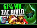 Zac is the 1 tank right now 61 wr build  zac beginners guide season 14  league of legends