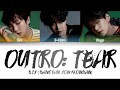 BTS (방탄소년단) - OUTRO: TEAR (Color Coded Lyrics/Han/Rom/Eng)