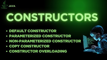Java Constructors | Types of Constructors with example | Constructor Overloading with example.