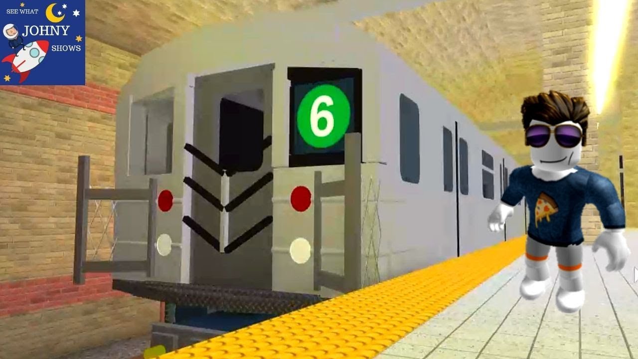 Johny Rides Mta Subway Trains On Roblox Youtube - roblox mta train games