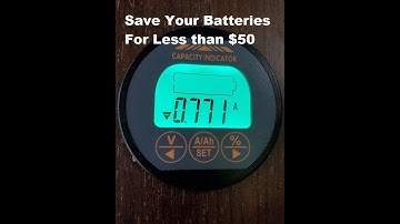 RV Quick Tip: Battery Monitor - The cheapest way to save your batteries.