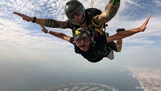 full video of my first skydive experience at skydive dubai - April 2026