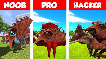 NOOB VS PRO VS HACKER EBIRAH CREATING CHALLENGE IN ANIMAL REVOLT BATTLE SIMULATOR