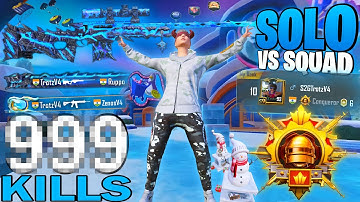 ??? KILLS!😍 REALLY CONQUEROR RANKED TOP 10 1V4 FULL RUSH!!! 🥵 PUBG MOBILE - BGMI