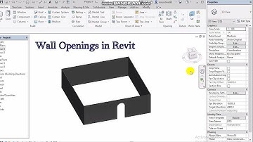 Create Wall Openings in Revit Architecture