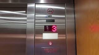 Modded ThyssenKrupp hydraulic elevator (South) at Busch Student Center, SLU, St. Louis MO