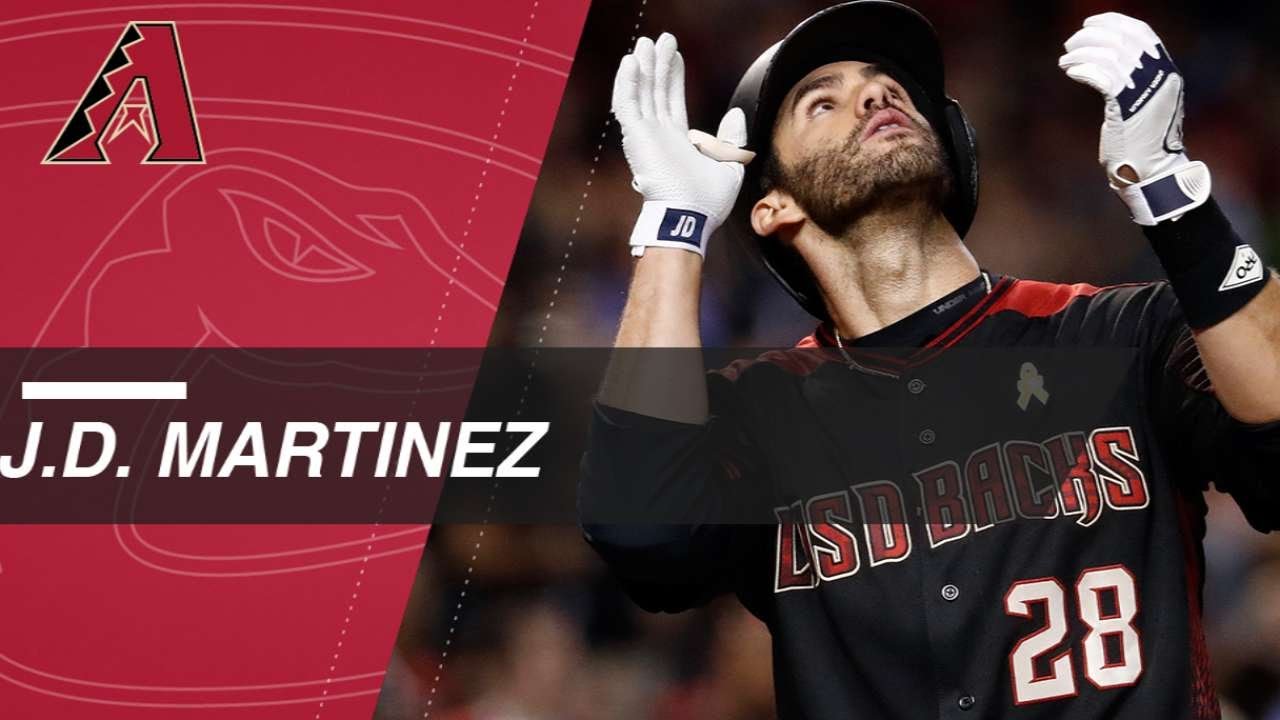 J.D. Martinez 2017 Home run reel with the D-Backs 