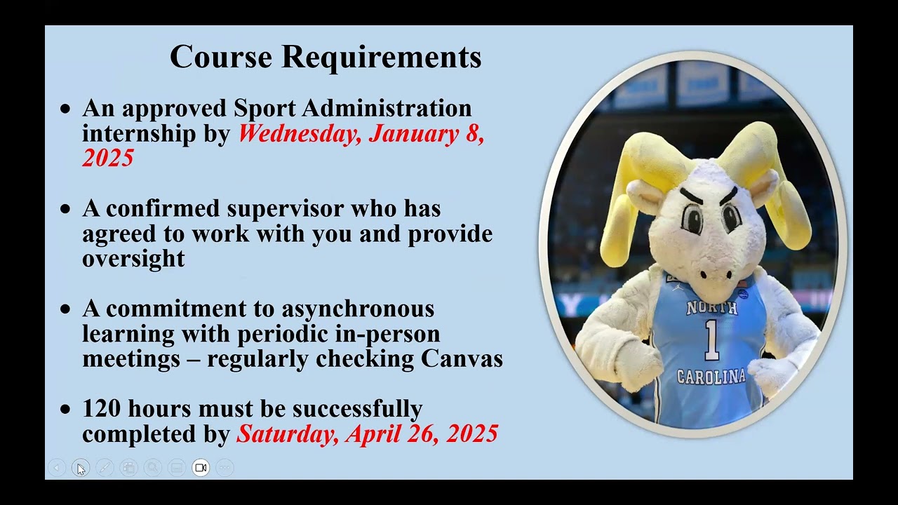 EXSS 493 - Spring 2025 Semester - Welcome Video