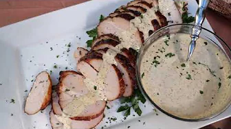 Perfect Smoked Turkey Breast with Alabama White Sauce! 🦃🥣