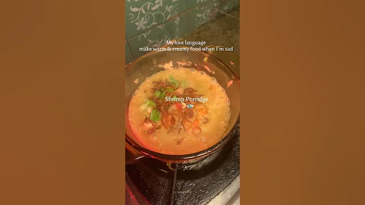 Comfort food=bubur🥰 #shorts #fyp #ngeshortsdulu #buburenak #porridge #shrimp #comfortfood #udang