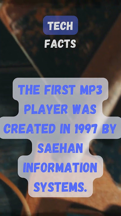 The first MP3 player #shorts #funfacts