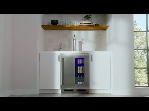 Zephyr Presrv® Indoor Outdoor Kegerator &amp; Beverage Coolers | PRKB24C01AG &amp; PRKB24C01AS-OD