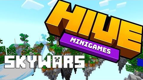 Minecraft bedrock: Hive sky wars gameplay (Part 1)