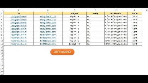 Automation: Send bulk emails using VBA and Outlook