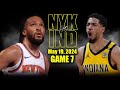 New york knicks vs indiana pacers full game 7 highlights  may 19 2024  2024 nba playoffs