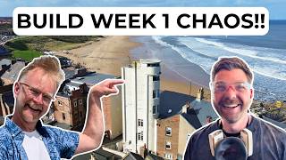 Wk 1 | 6 Skips in 7 Days & Stripping the Tower to the Bones | Our Tower Home Build Diary