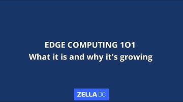 Edge Computing 101 - what it is and why it