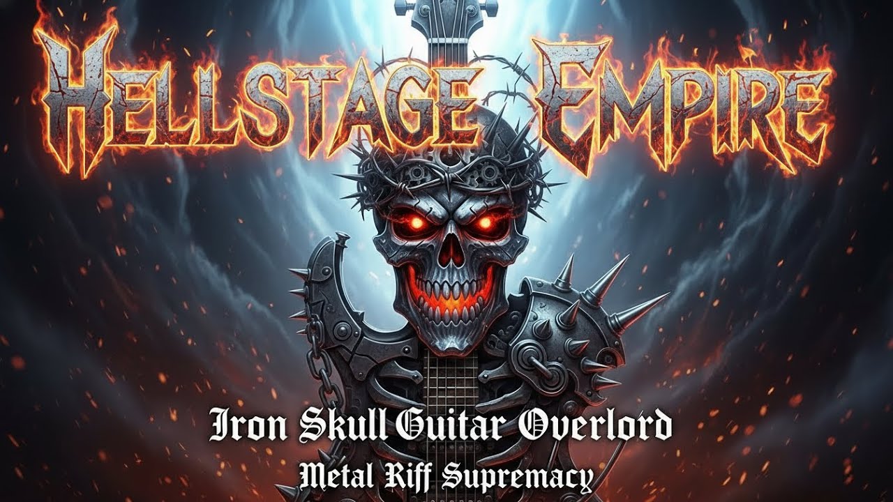 ⚡ Best Music HELLSTAGE EMPIRE 🔥 Iron Skull Guitar Overlord 🎸 Metal Riff Supremacy