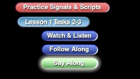 Reading Mastery Setup and Training Series (Part 7) - Practice Junction: Signals and Scripts L.1-8