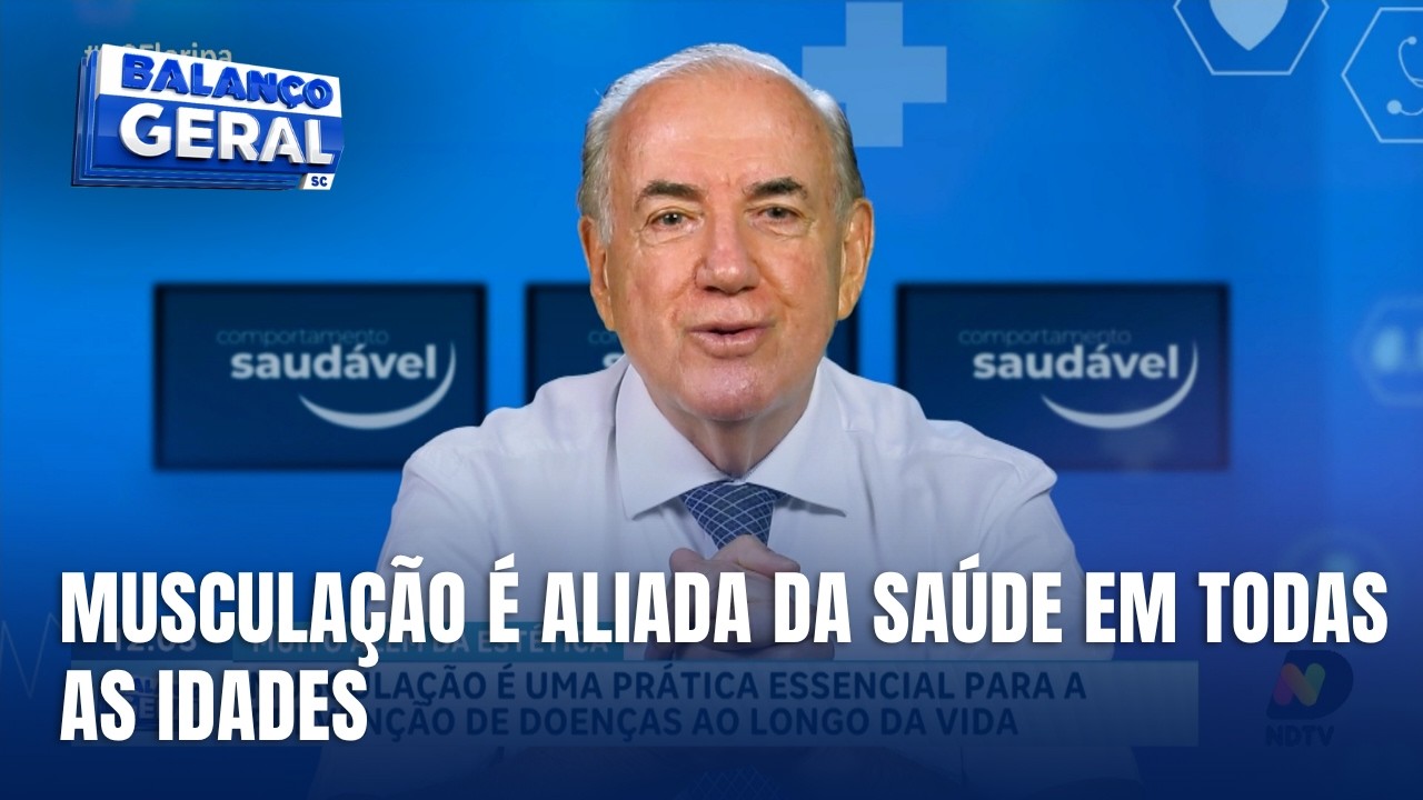 Musculação ajuda a prevenir doenças e melhora a saúde ao longo da vida