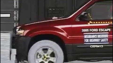 232. 2001-2008 Ford Escape crash test