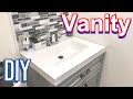 DIY Bathroom Remodel Vanity Update w/ Peel and Stick Backsplash - we have issues lol vlog 2020