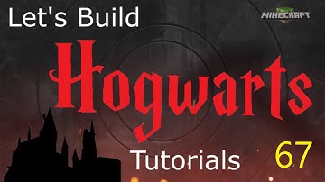 Lets Build Hogwarts in Minecraft Tutorials Part 67. Landscaping.