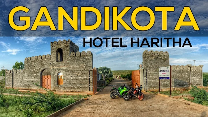 Gandikota Hotel Haritha | Park bike next to bed