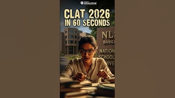 CLAT 2026 Everything You Need to Know in 60 Seconds ⏰ #clat2026
