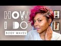 Taraji P. Henson’s Body Waves Tutorial for Natural Hair | How I Do | Harper’s BAZAAR