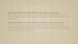 Catechism of Pope St. Pius X - Commandments: Tenth