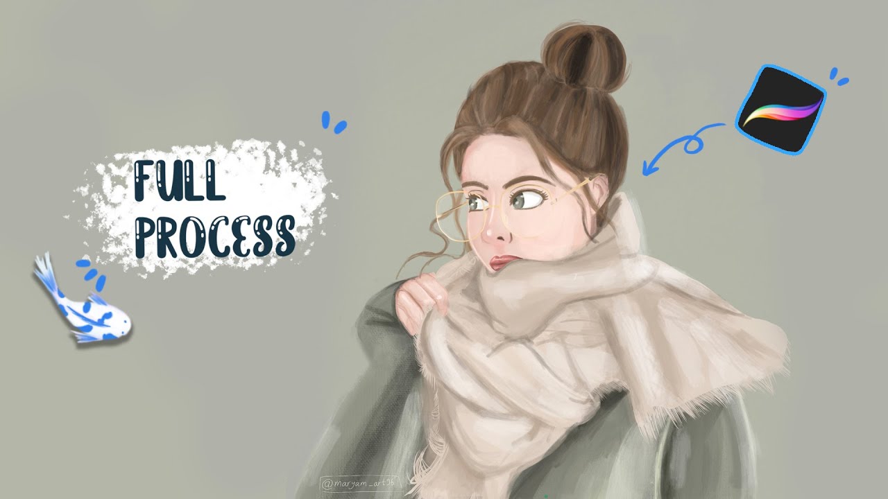 procreate drawing timelapse - artstyle - YouTube