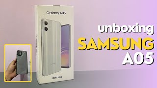 UNBOXING✨ — Samsung A05 white 📱📦