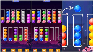 Ball Sort Puzzle Gameplay 8 , Android Games ios Walkthrough Simulator Think Brain Puzzle