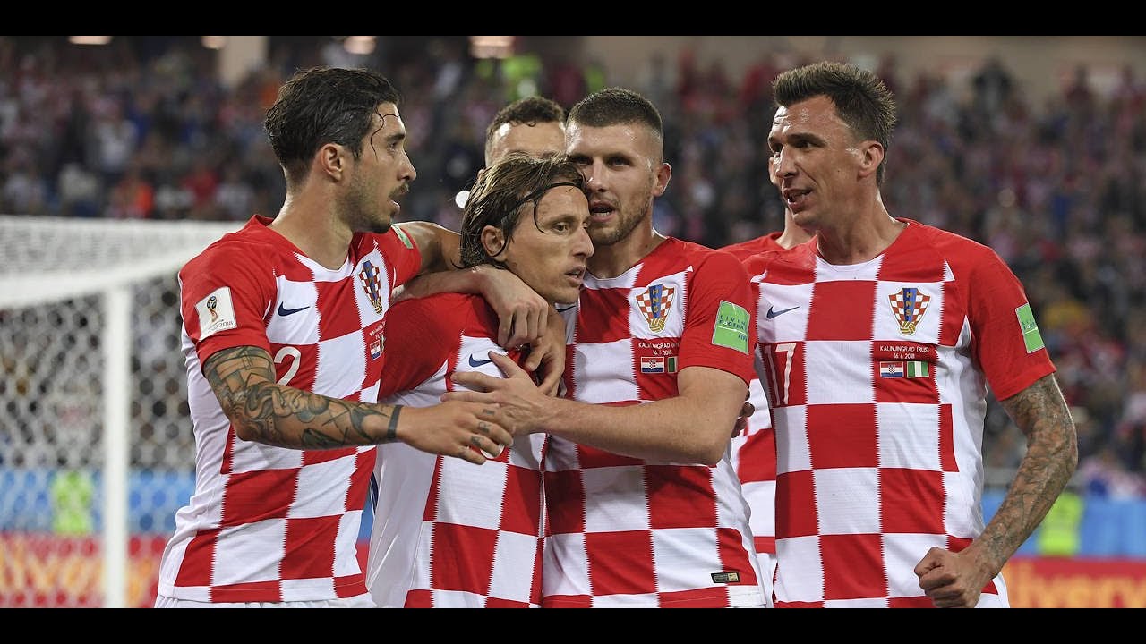 Maillot vintage de l'équipe nationale de Croatie à carreaux