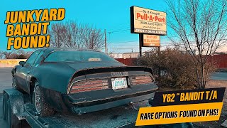 RARE 1977 BANDIT TRANS AM FOUND IN JUNKYARD!