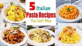 Unveiling the Simplicity of 5 Famous Italian Pasta Dishes - No Fancy Equipment Needed