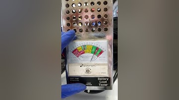 How to use a battery  load tester