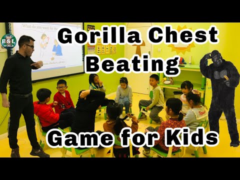 299 - Fun ESL Game for Kids | Gorilla Chest Beating