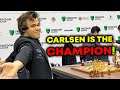 THE MOMENT Magnus Carlsen BECAME the WORLD CHAMPION in BLITZ,RAPID and CLASSIC at the Same Time