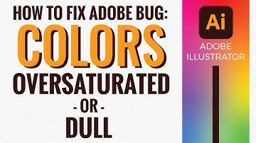 Colors washed out or too saturated after Adobe update (Illustrator, InDesign)
