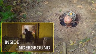 Girl Living Off The Grid Build The Most Mysterious Secret Underground Tunnel Shelter