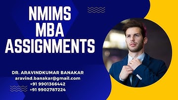 NMIMS SOLVED ASSIGNMENTS I NMIMS Assignments Solutions I NMIMS MBA Assignments I NMIMS Assignments
