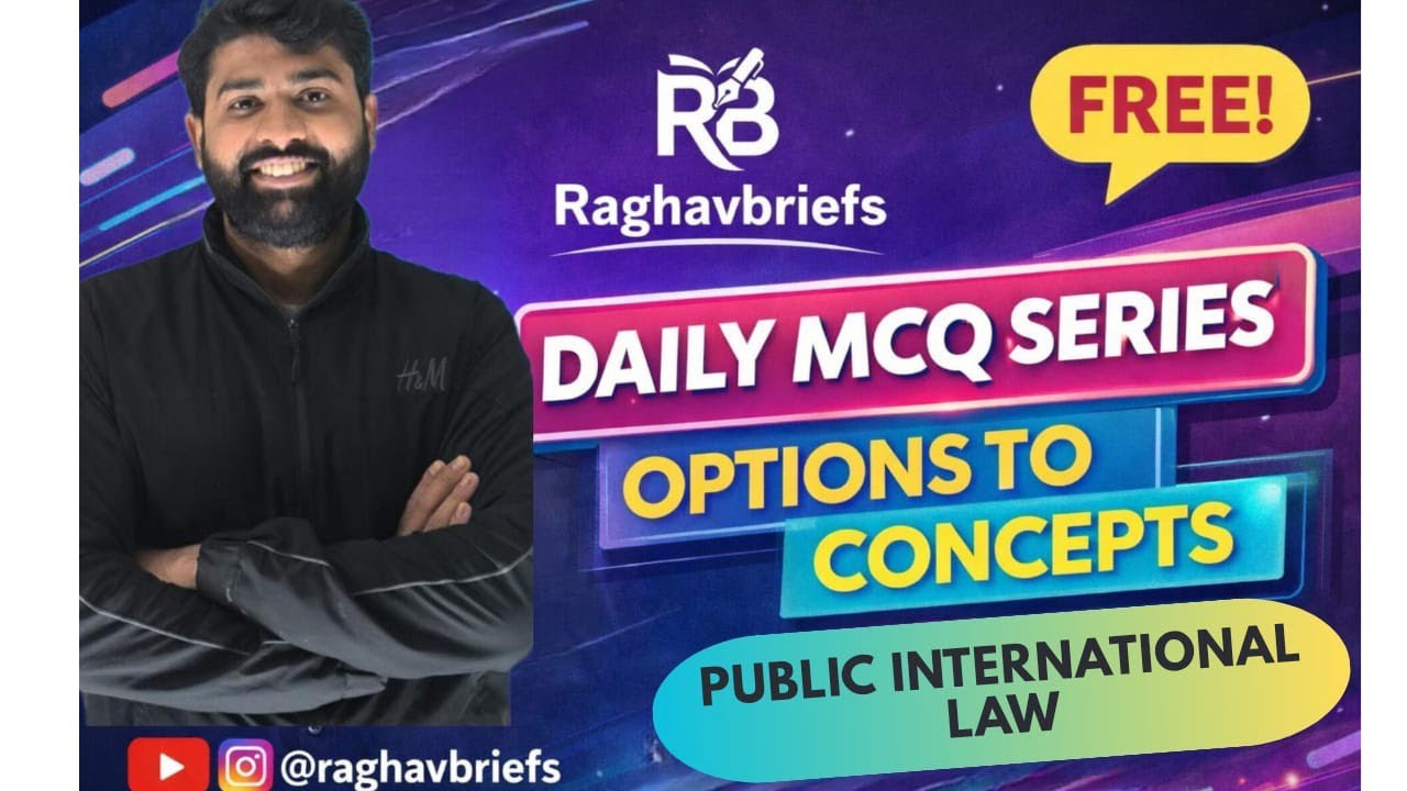Class- 1 | Pyq|Public International law | Daily 30 MCQ Series | JUDICIARY|APO| CLAT-PG| UGC NET-LAW|