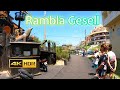 4K Caminando por La Rambla de Playa Villa Gesell - parte 2