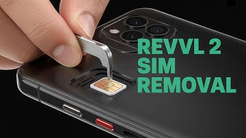 #HowTo - Remove the SIM SD card from the Revvl 2 by T Mobile