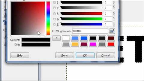 How to make metallic text in GIMP