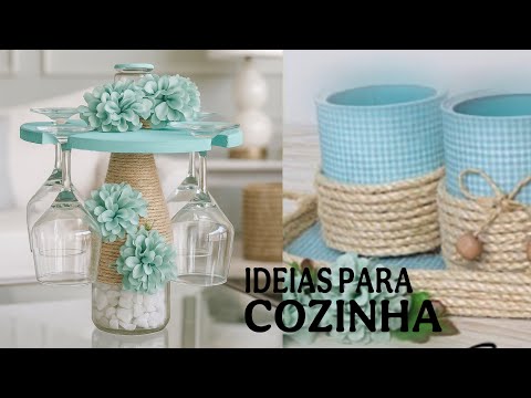 Ideias de artesanato de como fazer latas e garrafas - VEM VER COMO FICOU! DO LIXO AO LUXO
